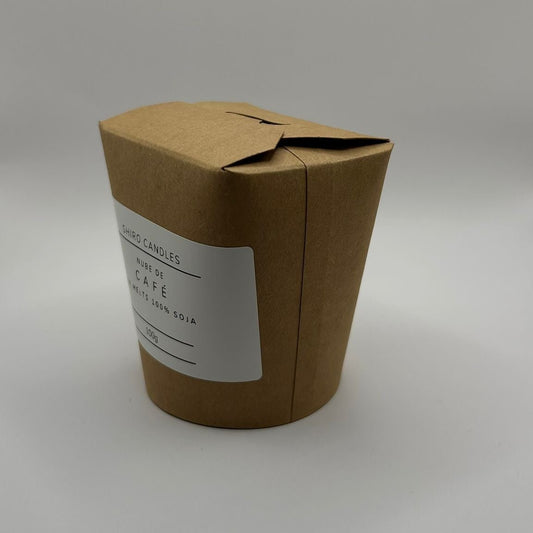 Cera aromática para derretir 100% soja vegana aroma café