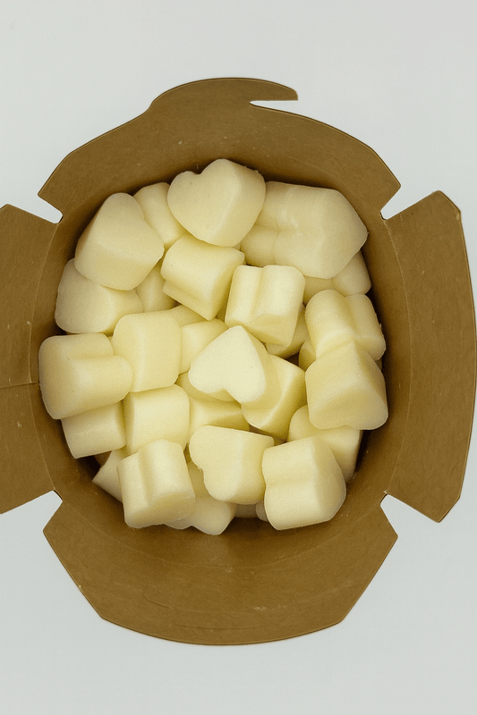 Cera aromática para derretir 100% soja vegana aroma bizcocho