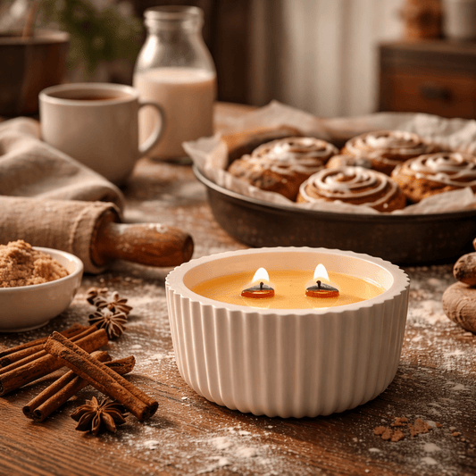 Vela aromática Roll de Canela en cera de soja