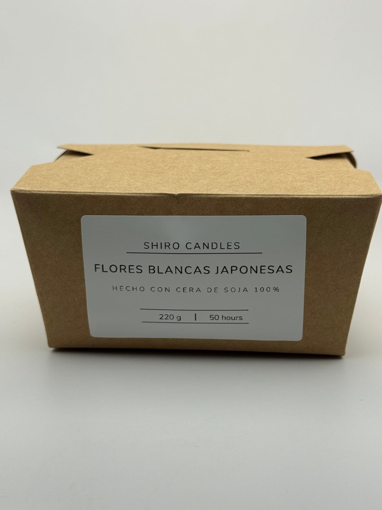 Vela aromática Flores Blancas Japonesas en cera de soja