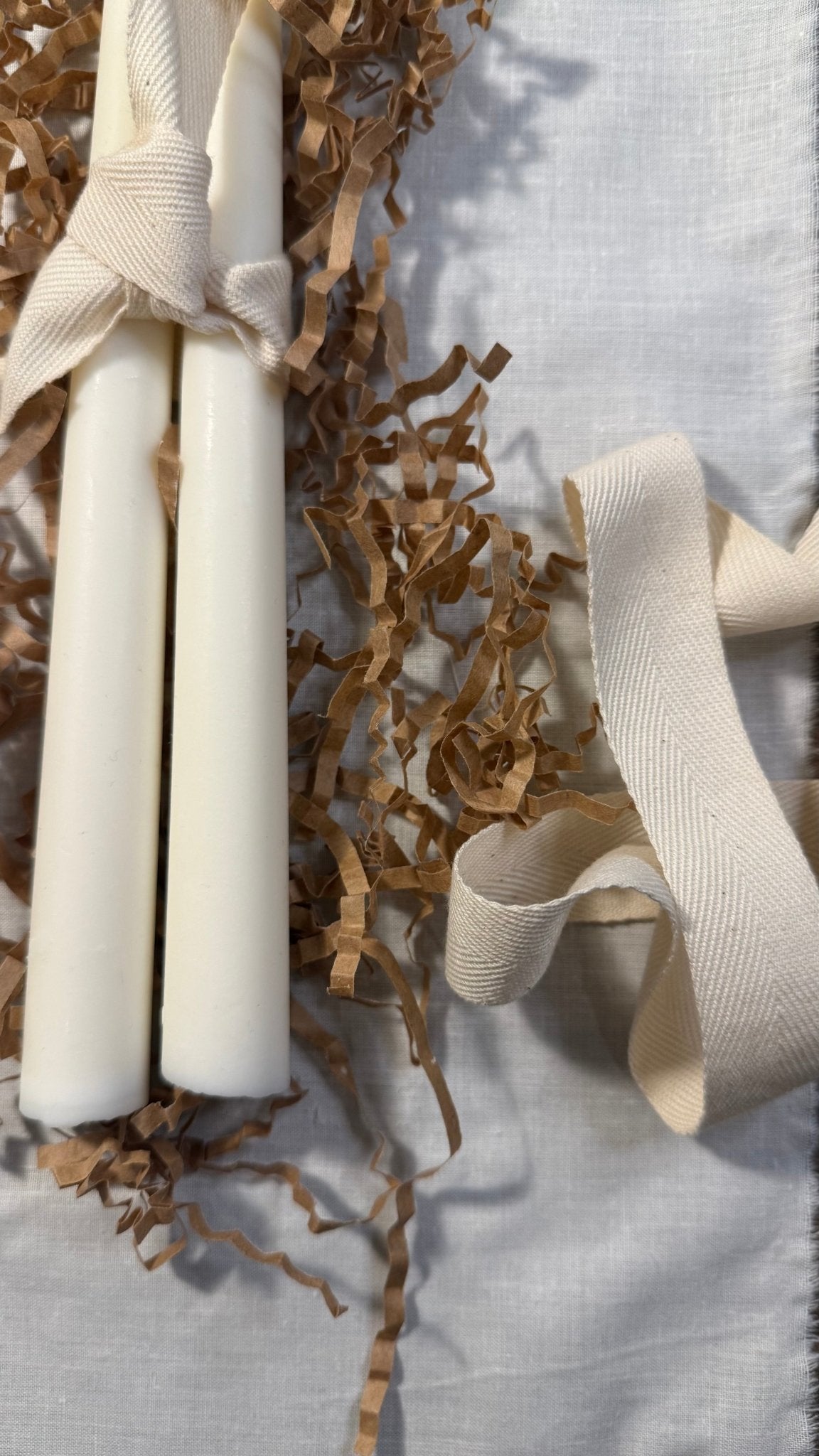 Pack 2 velas decorativas altas soja artesanal