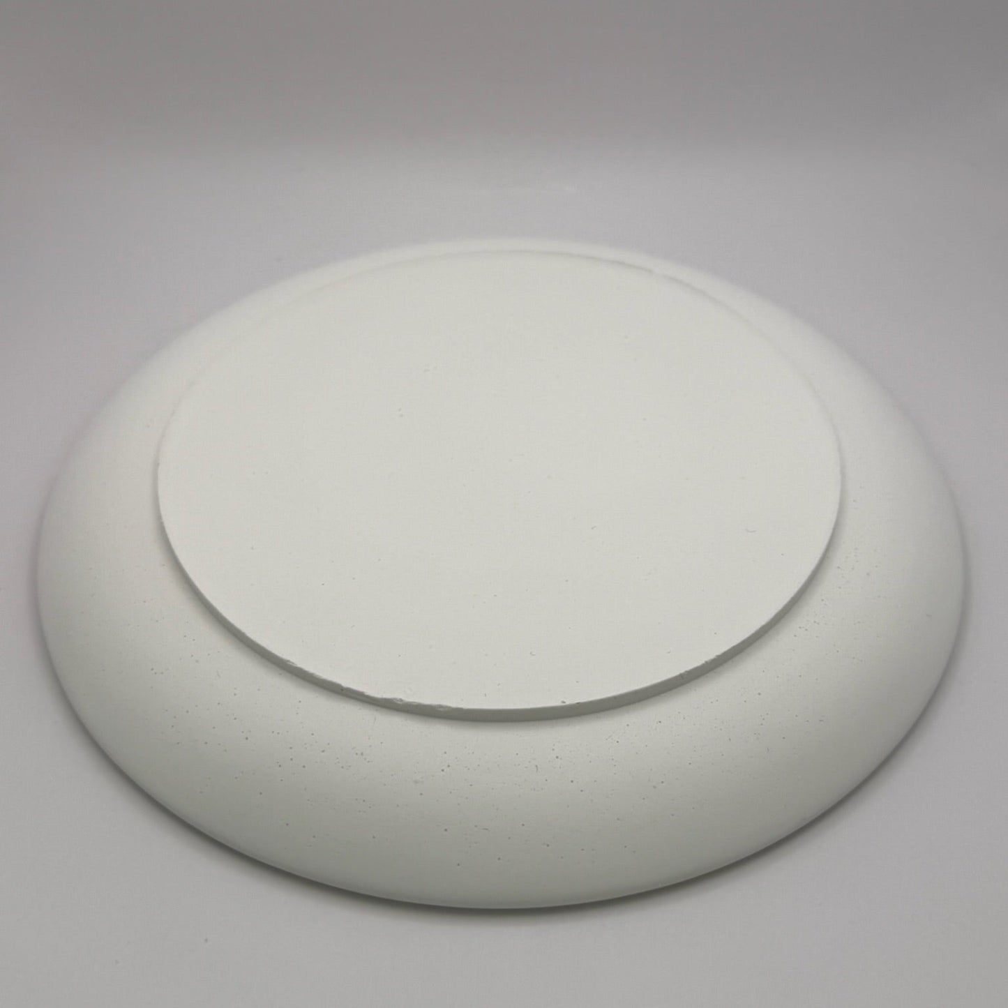 Plato soporte velas artesanal vista completa