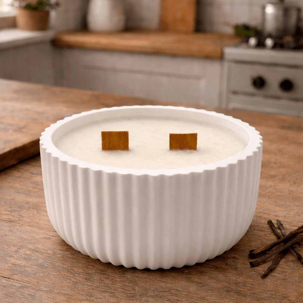 Vela aromática Bizcocho 100% soja vegana artesanal