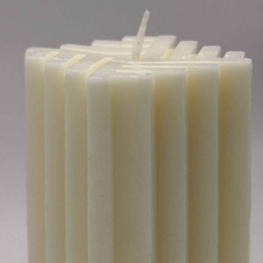 Vela de soja cuadrada