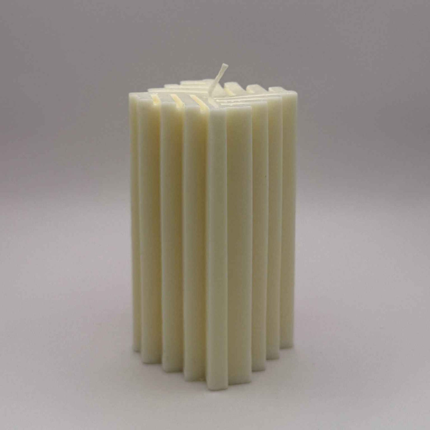 Vela de soja cuadrada