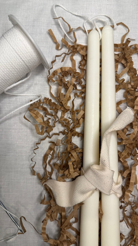 Velas altas de soja natural veganas decorativas