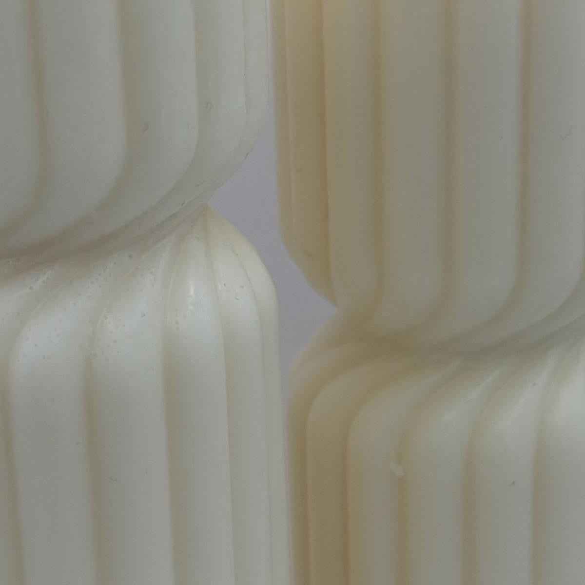 Set 2 Velas Onduladas vela de soja