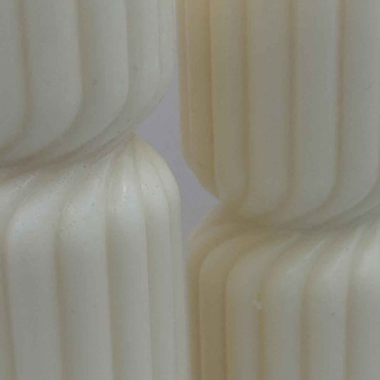 Set 2 Velas Onduladas vela de soja