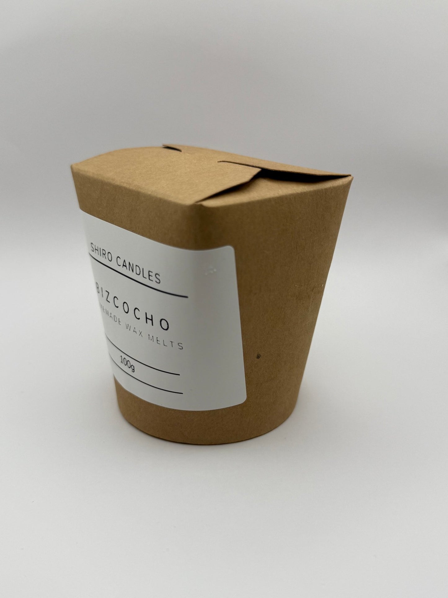 Wax melts soja natural aroma bizcocho en envase