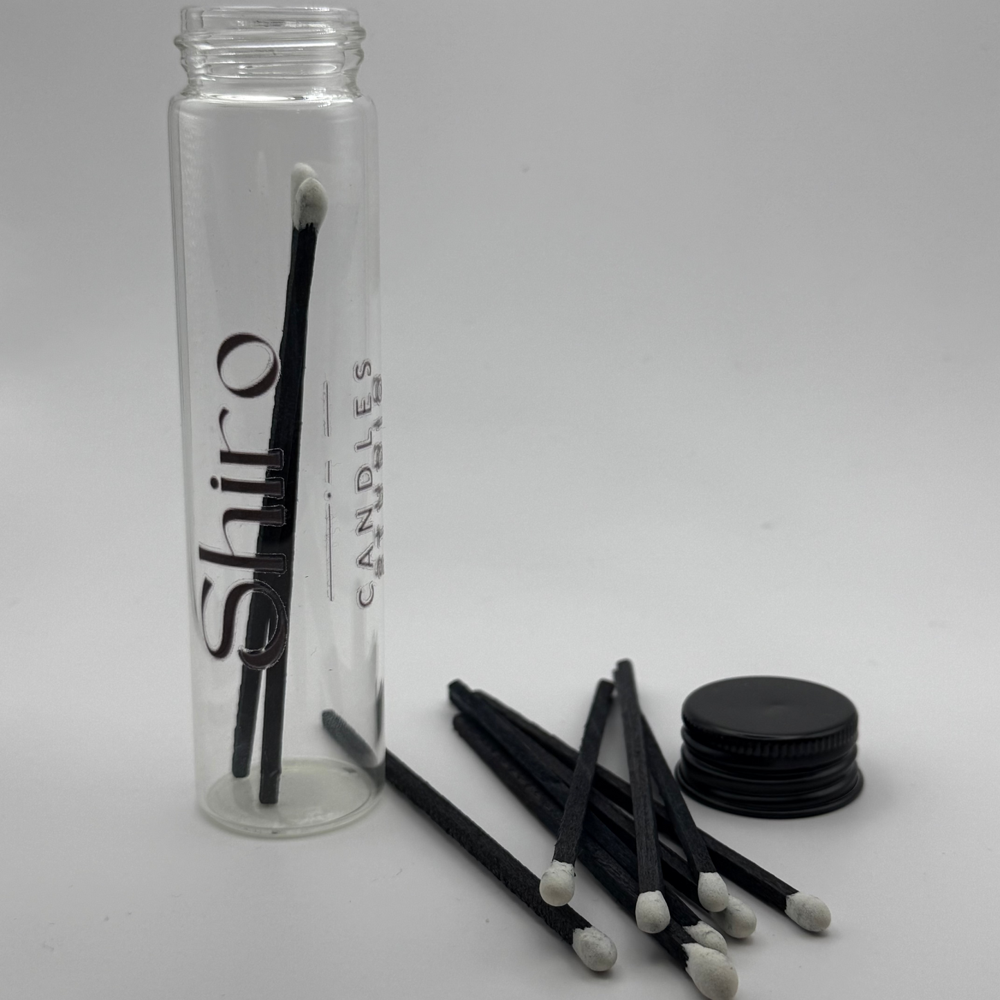 cerillas premium en frasco con encendedor integrado para velas aromáticas