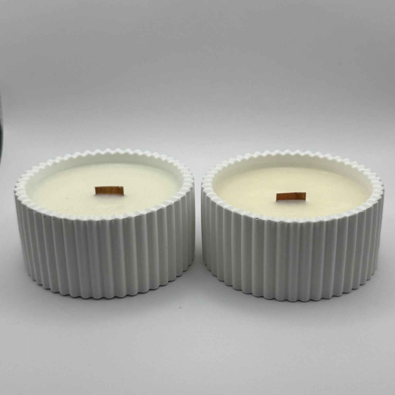 Pack de Velas Aromáticas de Soja - Bizcocho y Café