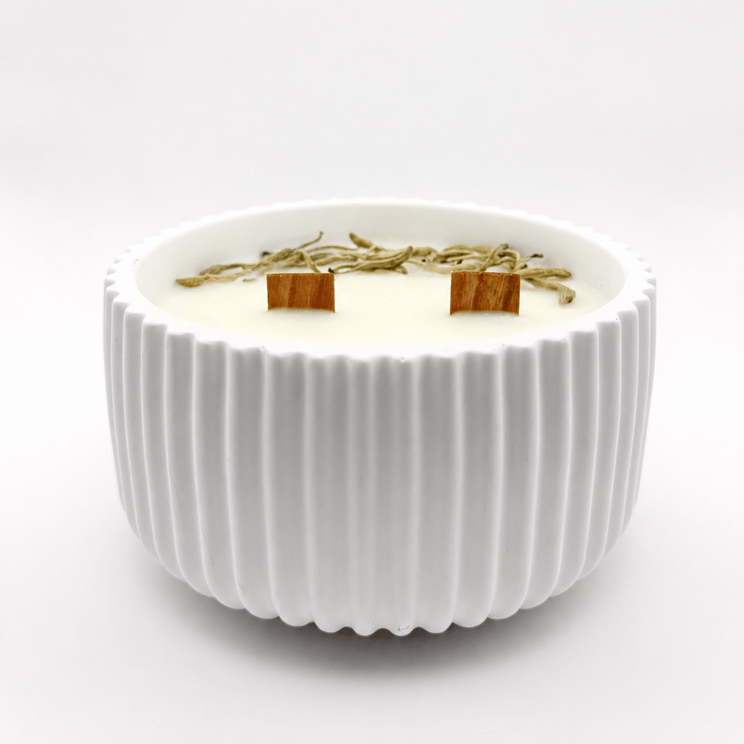 Vela aromática Flores Blancas Japonesas en cera de soja